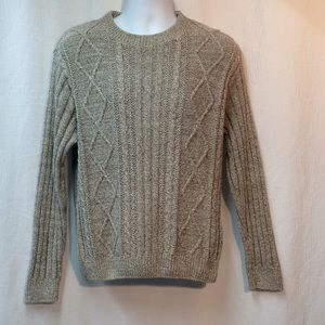 Haggar cable knit pullover sweater